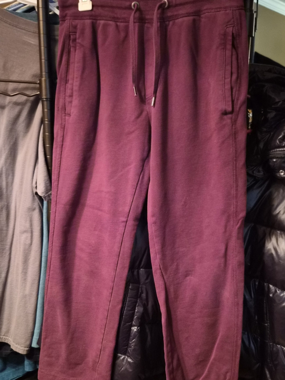 American Eagle Outfitters Men's Size XS Drawstring Joggers - Wine